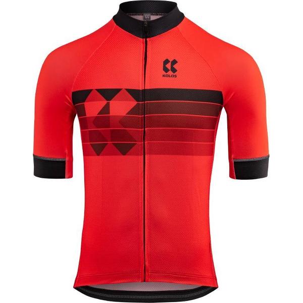 Kalas Motion Z Fietsshirt Heren - Rood/Zwart - Maat 2/S