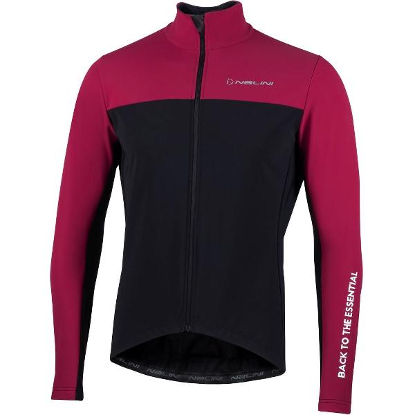 Nalini - Heren - Fietsjack winter - Warm Wielrenjack - Rood - Zwart - NEW ROAD JKT - S