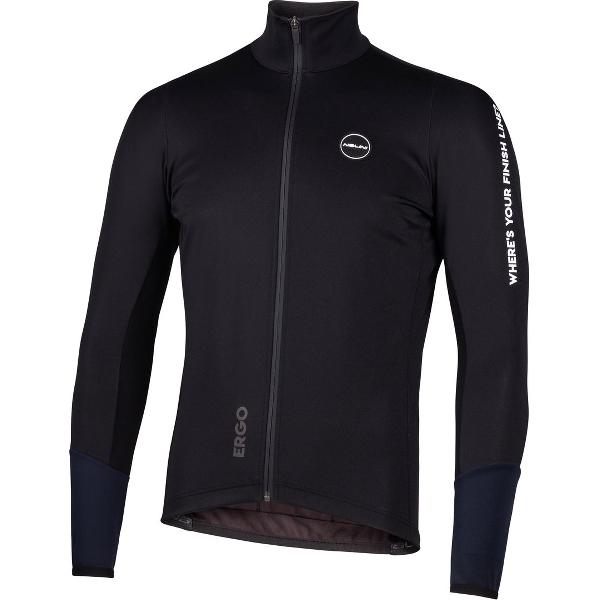 Nalini - Heren - Fietsjack winter - Warm Wielrenjack - Zwart - ERGO LIGHT JKT - XXL