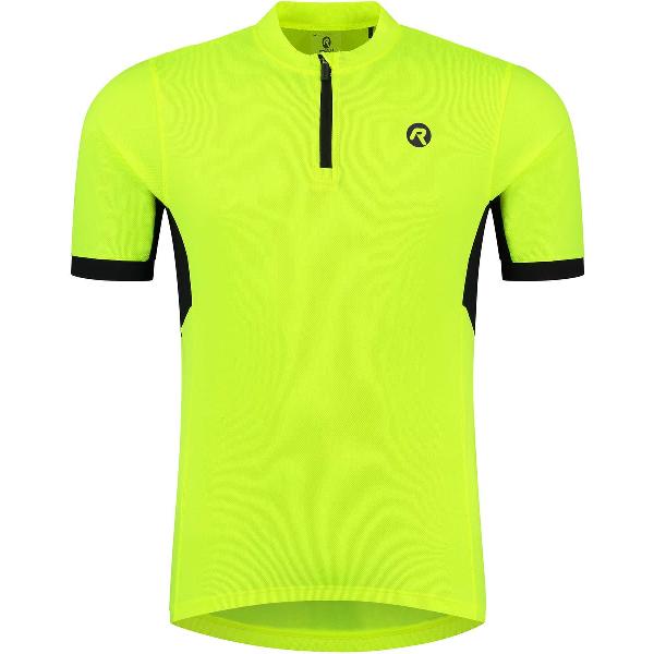 Rogelli Core Fietsshirt - Korte Mouwen - Heren - Fluor, Zwart - Maat S