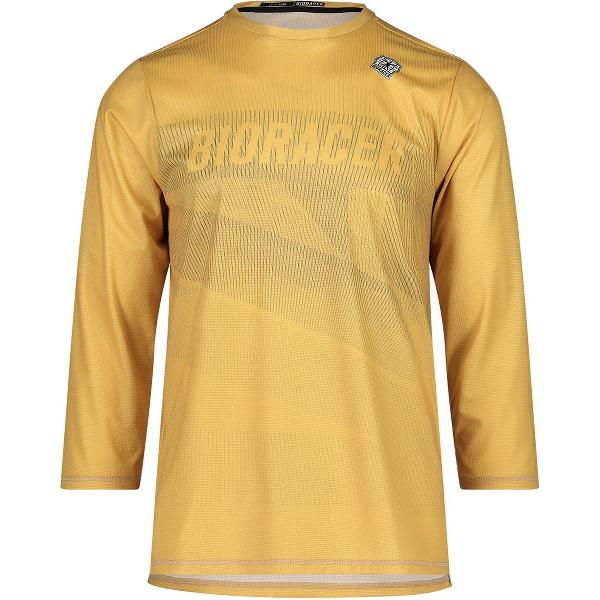 BIORACER Off-Road Fietsshirt Heren 3/4 Mouw - Sahara - Maat XL - Fietsshirt voor mountainbiken, cyclocross & gravelrijden