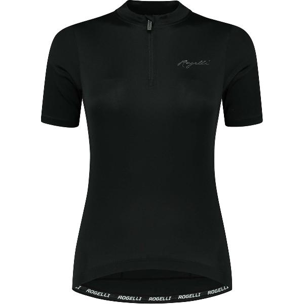 Rogelli Core Fietsshirt Dames - Korte Mouwen - Wielrenshirt - Zwart - Maat M