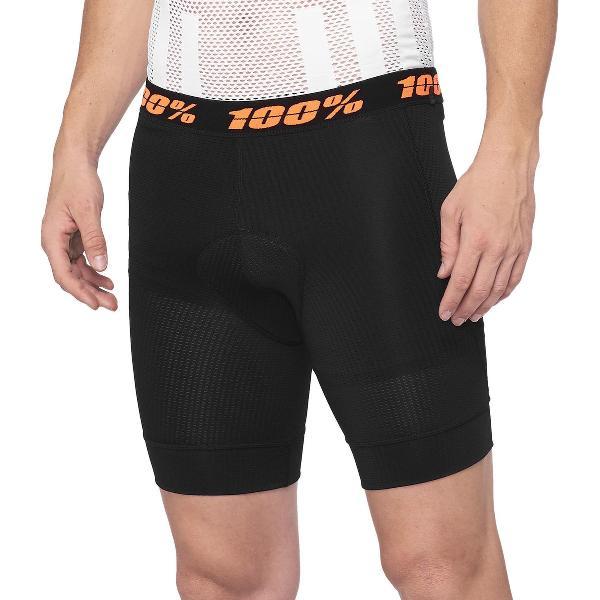 100% MTB Short Crux Liner - Zwart - S