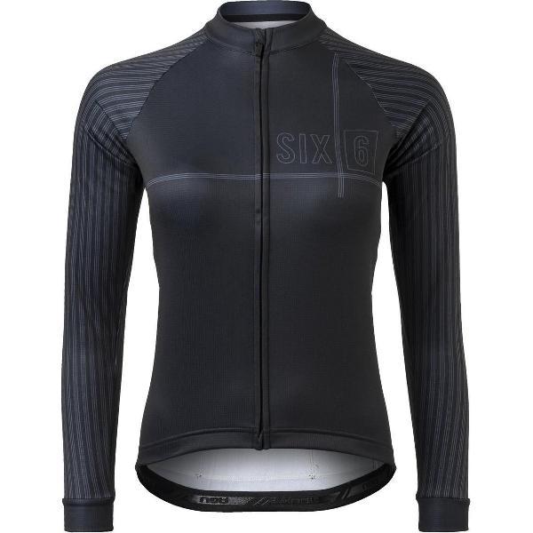 AGU Classic Fietsshirt Lange Mouwen II SIX6 Dames - Zwart - XS