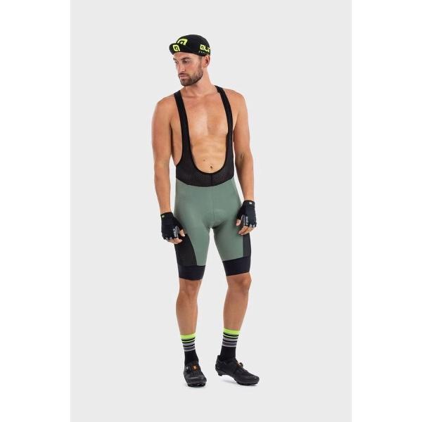 ALE BIBSHORT STONES CARGO - Groen - XL