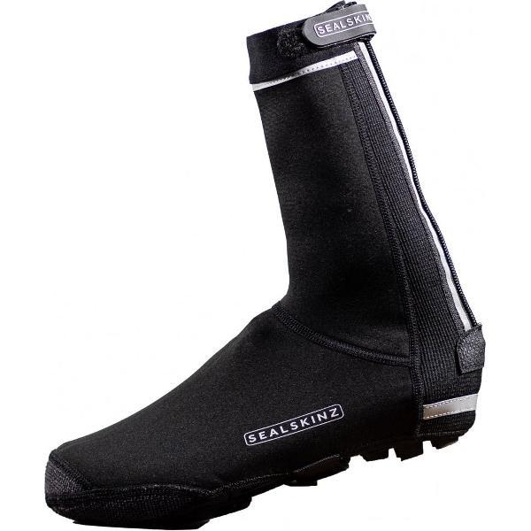 Sealskinz Caston fietsoverschoenen met open zool BLACK - Unisex - maat M