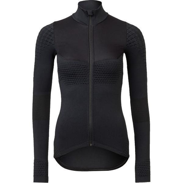 AGU Seamless Fietsshirt Lange Mouwen Premium Dames - Black - XS