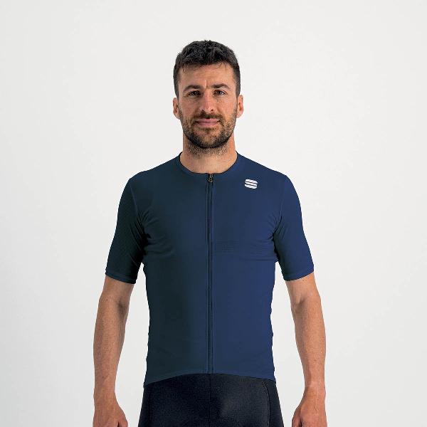 Sportful Fietsshirt Korte Mouwen Blauw Heren - Matchy Short Sleeve Jersey Galaxy Blue-M