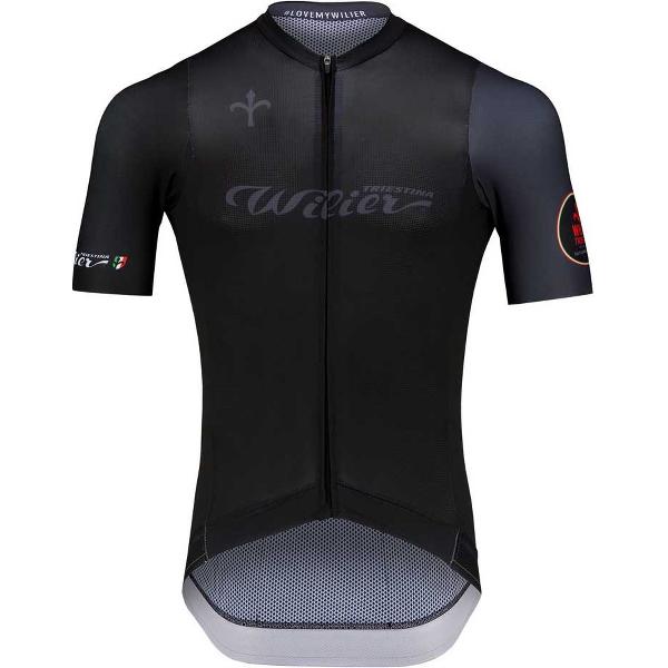 Wilier Cycling Club Jersey Met Korte Mouwen Zwart M Man