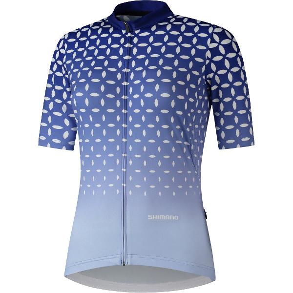 Shimano Fietsshirt Korte Mouwen Sumire Dames Aqua Blauw-L