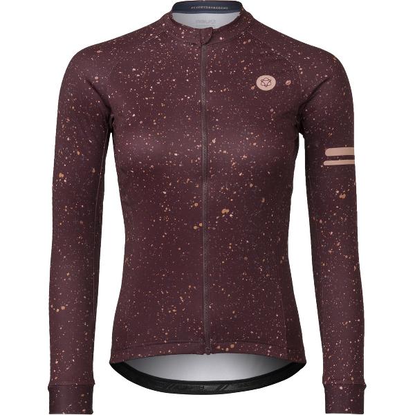 AGU Splatter Fietsshirt Lange Mouwen Trend Dames - Modica - S