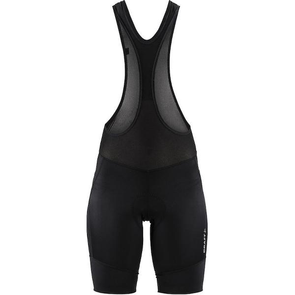 Craft Essence Bib Shorts Fietsbroek Dames - Zwart/Zilver - Maat L