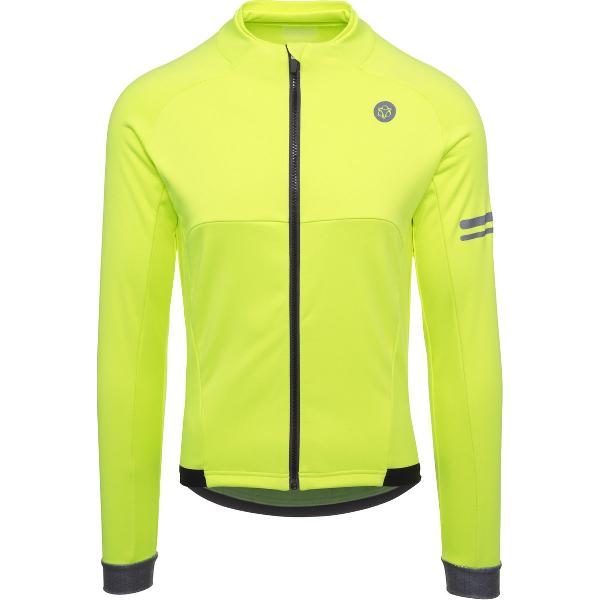 AGU Winter Thermo Fietsjack Essential Heren - Fluo Geel - M