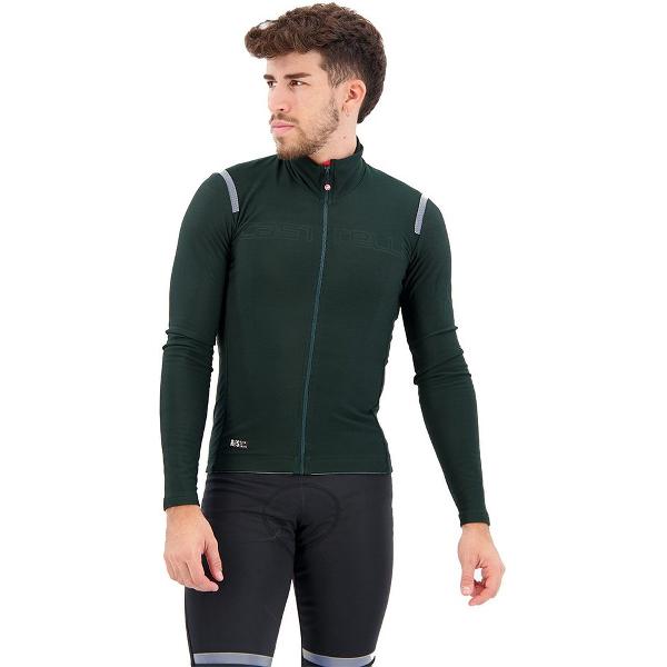 Castelli Tutto Nano Ros Jersey Met Lange Mouwen Grijs S Man