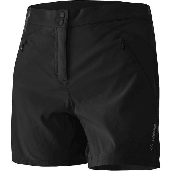 Löffler Fietsbroek Kort Aero Nylon Dames Zwart Maat 44