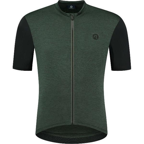 Rogelli Melange Fietsshirt - Korte Mouwen - Heren - Groen - Maat M