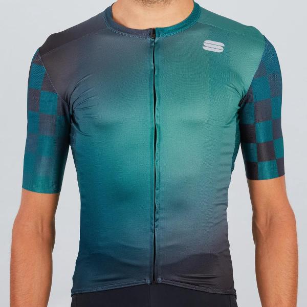 Sportful Rocket Fietsshirt Heren - Groen - Maat 3XL