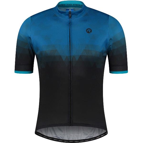 Rogelli Sphere Fietsshirt Heren Zwart/Blauw - Maat M