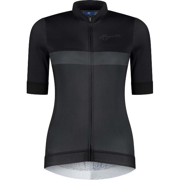 Rogelli Prime Fietsshirt - Korte Mouwen - Dames - Zwart, Grijs - Maat M