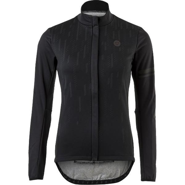 AGU Storm Breaker Winter Fietsjack Essential Dames HIVIS - Zwart - M - Winddicht - Waterdichte panelen - Gevoerd - Reflecterend