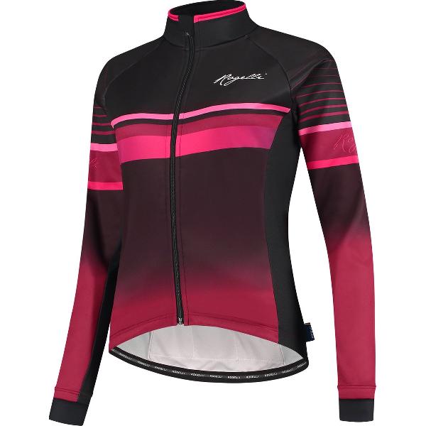 Rogelli Impress Fietsjack Winter - Dames - Bordeaux, Roze - Maat L