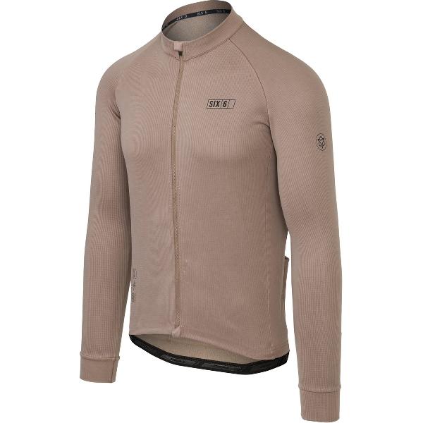 AGU Classic Fietsshirt Lange Mouwen SIX6 Heren - Classic Toffee - XXL