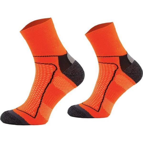 Comodo Fietssokken Polyester BIK1 - Neon oranje - Maat 43-46