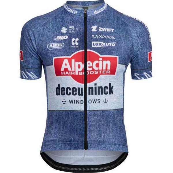 Kalas Alpecin-deceuninck 2024 Jersey Met Korte Mouwen Blauw 152 cm