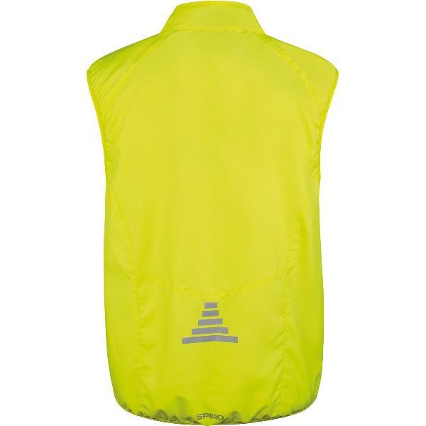 SportSportaccessoires Heren XXL Spiro Mouwloos Neon Lime 100% Nylon