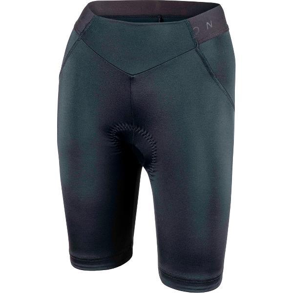 Nalini Dames Fietsbroek kort zonder bretels - Met Zeem - Zwart - CORTINA1956 Black - XXL