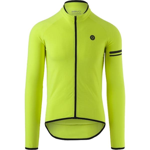 AGU Thermo Fietsshirt Lange Mouwen Essential Heren - Flu0 Geel - XXXL