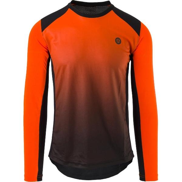 AGU Fietsshirt Lange Mouwen MTB Heren - Oranje - XL