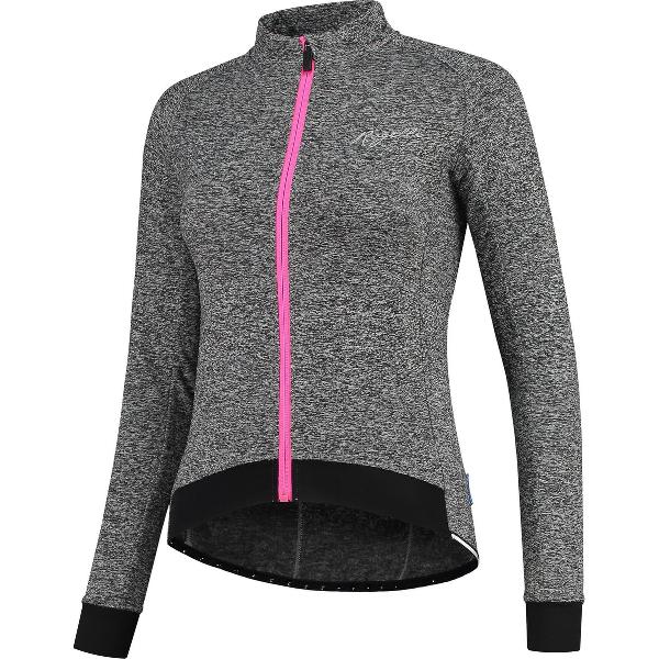 Rogelli Benice 2.0 Fietsshirt - Lange Mouwen - Dames - Grijs, Roze - Maat XS