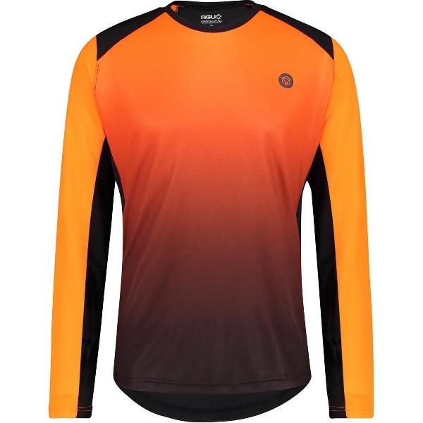 AGU Fietsshirt Lange Mouwen MTB Heren - Oranje - L