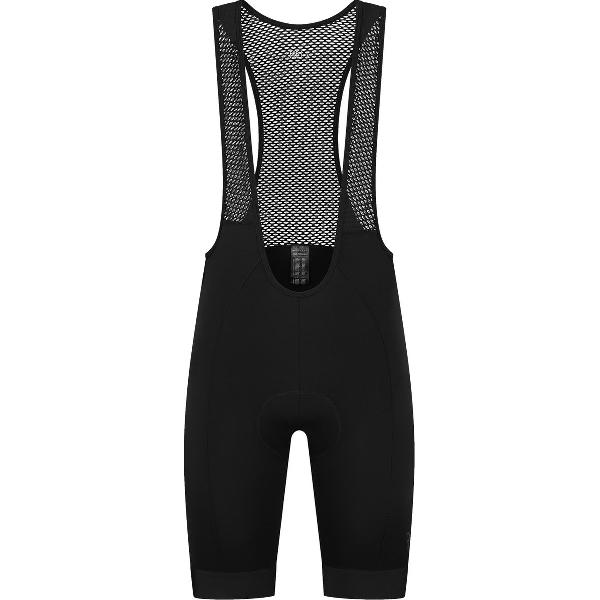 BBB Cycling Powerfit 2.0 BibShorts Fietsbroek Heren Kort met Bretels - Korte Wielrenbroek Heren Met Zeem - Zwart - Maat S - BBW-428