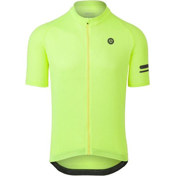 AGU Core Fietsshirt Essential Heren - Hi-vis Neon Yellow - M