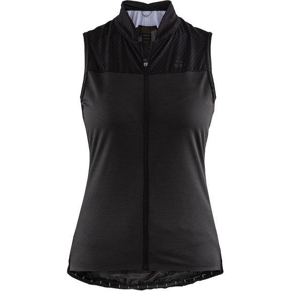 Craft Fietsshirt mouwloos Dames Zwart / HALE GLOW SL JERSEY W BLACK - XS