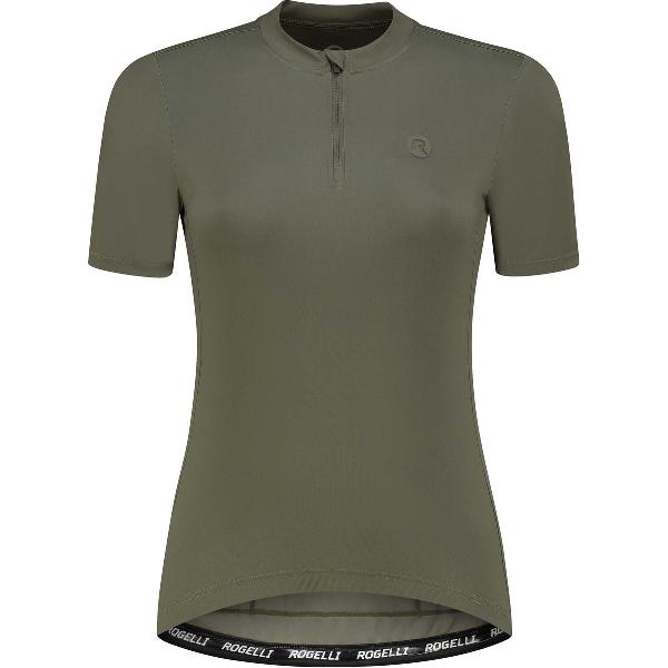 Rogelli Core Fietsshirt Dames - Korte Mouwen - Wielrenshirt - Groen - Maat M