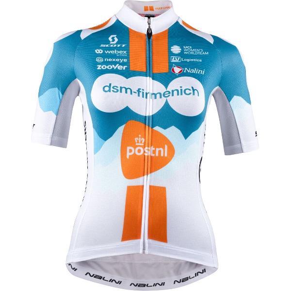 Nalini DSM FIRMENICH POSTNL SS JERSEY - Fietsshirt korte mouwen - wielrenshirt - wielershirt korte mouw Dames - XS