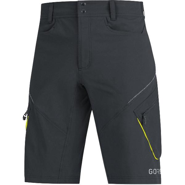 GORE WEAR C3 Trail Shorts Heren, black Maat XXL