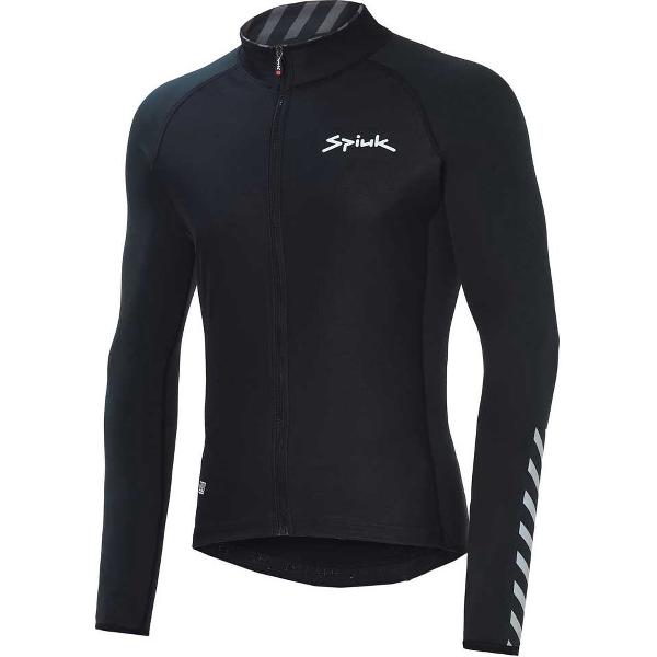 SPIUK Top Ten Windproof Lange Mouwen Fietsshirt Heren - Black - M