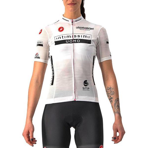 Castelli Giro Italia 2022 Competizione Korte Mouwen Fietsshirt Wit M Vrouw