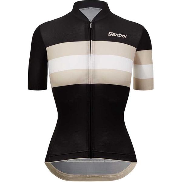 Santini Eco Sleek Bengal Korte Mouwen Fietsshirt Zwart XL Vrouw