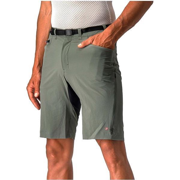 Castelli Unlimited Trail Baggy Korte Broek Groen L Man