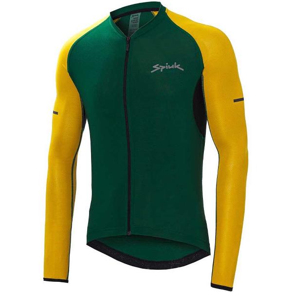 Spiuk Helios Jersey Met Lange Mouwen Groen XL Man