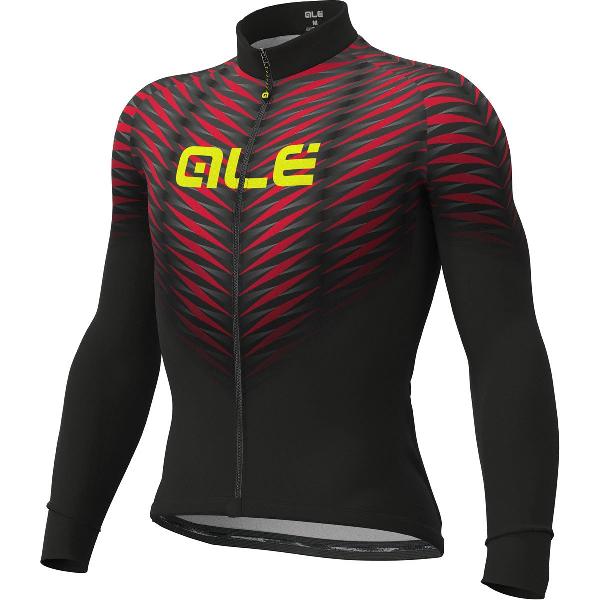 Ale Fietsshirt Lange Mouwen Solid Thorn - Rood - XXL - Valt klein