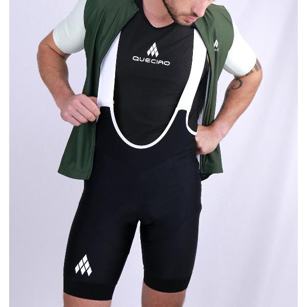 Queciao Unisex Fietsbroek Bib - Ademend en Lichtgewicht - Ideaal voor Lente en Zomer - Beschikbaar in Kinder- en Volwassen maten