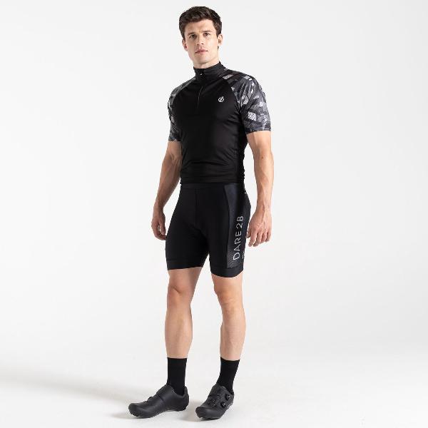 Dare2B - Ecliptic II gel fietsbroek - Mannen - Zwart - Maat S