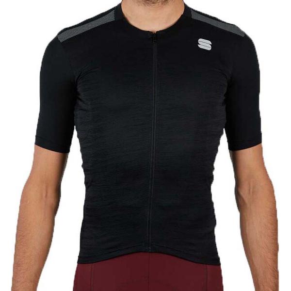 Sportful Fietsshirt korte mouwen Heren Zwart - SUPERGIARA JERSEY BLACK - 2XL