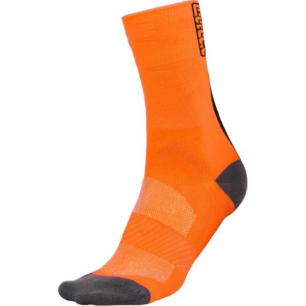 Bioracer Fietssokken Zomer - Fluo Oranje Packed L - Unisex